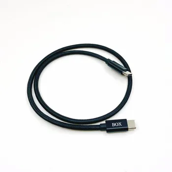 1 шт. Черный кабель для зарядки телефона от Type C До Type C Кабель для передачи данных Шнур Подходит для периферийного устройства USB с общим портом Type C.