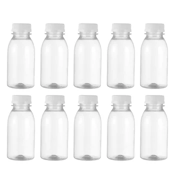 15 Шт. Бутылка Для Молока Прозрачные Пластиковые Контейнеры Для Наружного Использования, Герметизирующие Соки Для Питья Пустой Воды Для Домашних Животных