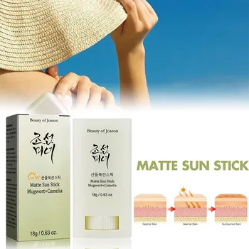 18g SPF50 + Beauty Of Joseon Солнцезащитный Стик-Стик Отбеливающий Крем Солнцезащитный Крем Для Кожи Солнцезащитный Крем Защитный PA +++ Корейская Косметика По Уходу