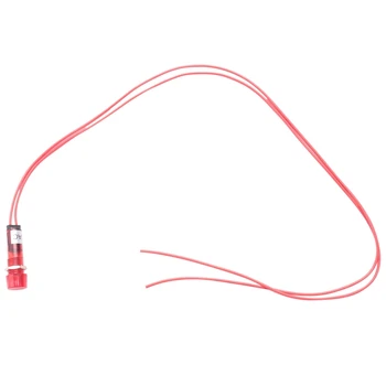 20X Неоновый Индикатор Контрольной Сигнальной лампы Красного цвета AC 250V W2 Провода