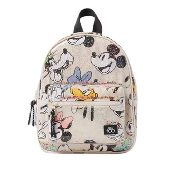 27X21X10 см Новый детский рюкзак с Микки Маусом из мультфильма Диснея, мини-школьный ранец для девочек и мальчиков, милая сумка через плечо