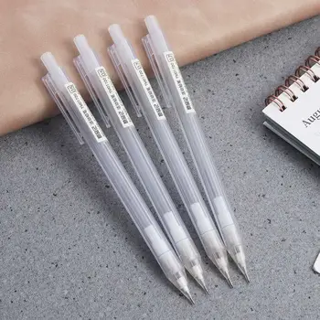 2шт прозрачных канцелярских принадлежностей для рисования 0,5/0,7 мм Подвижный карандаш Автоматический карандаш Механический карандаш Движущийся карандаш