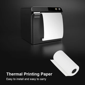 5 рулона термальная бумага для принтера печати этикеток для фото принтера замены аксессуар