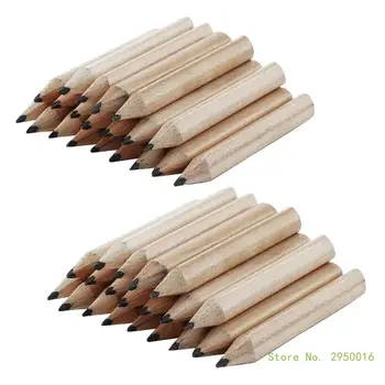50шт карандашей для гольфа, предварительно заточенных круглых деревянных мини-карандашей для школьного класса, канцелярских принадлежностей для новобрачных