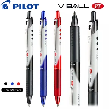 6шт Japan PILOT Vball Press Гелевая Ручка BLRT-VB5 Шариковая Ручка Большой Емкости 0,5 мм Bullet Signature Pen Kawaii Канцелярские Принадлежности