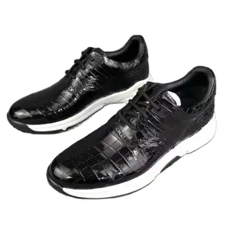 BATMO 2023 новое поступление, повседневная обувь из крокодиловой кожи, мужские кроссовки из натуральной кожи PDD177
