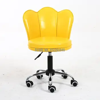Барный стул, стул для красоты, вращающийся барный стул, круглый стул с высокой ножкой, барный стул, модный европейский простой барный стул