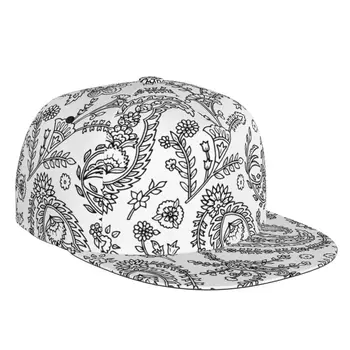 Бейсбольная кепка с 3D принтом Пейсли, повседневная солнцезащитная шляпа, Элегантный этнический стиль, модный Сценический хип-хоп, женщины, мужчины