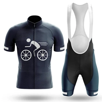 Велосипедный комплект для шоссейного велоспорта, шорты-нагрудник, велосипедная майка, велосипедная рубашка, одежда с коротким рукавом, велосипедный спуск, горный костюм MTB