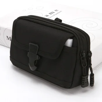 Военная камуфляжная сумка Molle, тактический ремень, поясная сумка, уличный кошелек, сумка для мобильного телефона, сумка EDC для 6,5-дюймового телефона, охотничья сумка