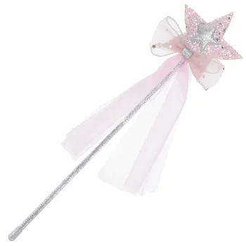 Волшебная палочка с кисточками на Хэллоуин, фестивальный реквизит, детская трость, палочка для девочек, звездный дизайн