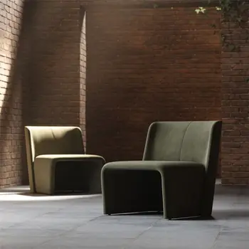 Дизайнерский Одноместный стул для переговоров Домашний диван для гостиной Дизайнерский стул для стойки регистрации Итальянский Обеденный Стул Мебельный Диван