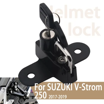 Для SUZUKI V-Strom 250 VStrom250 Комплект Замка Шлема Мотоциклетные Шлемы Защитный Противоугонный Замок Из Нержавеющего Прочного Алюминия
