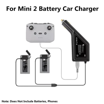 Для автомобильного зарядного устройства Mini 2, совместимого с батареями для дронов серии Mini SE / Mini 2SE