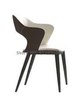 Итальянский Легкий Роскошный Обеденный стул, Простой туалетный стул, Дизайнерский стул со спинкой, рабочий стол для домашней спальни, стул для макияжа, чистый Красный стул для макияжа