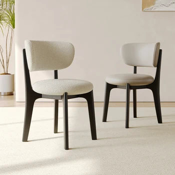 Кухонные стулья для спальни, обеденные Современные эргономичные Белые офисные обеденные стулья, мебель в скандинавском стиле