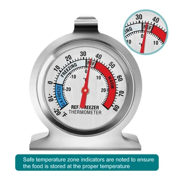 Мини-цифровой термометр из нержавеющей стали с циферблатом Termometro Высокой точности, холодильник с морозильной камерой от -30 до 30 ° C, Инструменты для домашней кухни, Гаджеты