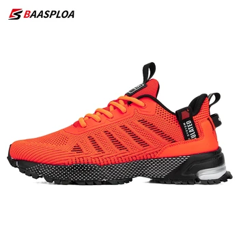 Мужские кроссовки бренда Baasploa, легкие трикотажные сетчатые кроссовки, нескользящая дышащая спортивная обувь, амортизирующая обувь для ходьбы.