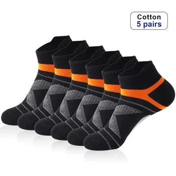 Мужские спортивные носки до щиколотки, дышащие и удобные, размер 38-45
