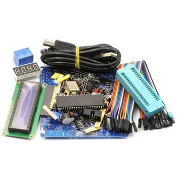 Набор для обучения DIY Kit Аксессуары 51/AVR Microcontroller Development Board Обучающая доска STC89C52