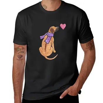 Новая акварельная футболка с изображением родезийского риджбека, эстетическая одежда, мужские забавные футболки