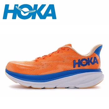 Новые мужские и женские кроссовки HOKA Clifton 9, легкие эластичные дышащие дорожные кроссовки, Дышащая модная роскошная повседневная обувь