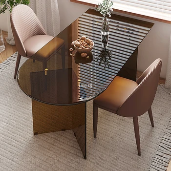 Обеденный стол для прихожей, Офисный Небольшой ресторан, роскошный Новоклассический обеденный стол, современная мебель для гостиной отеля Muebles