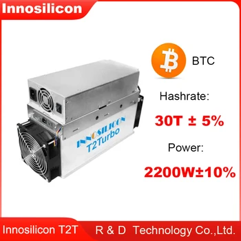 Подержанная машина Innosilicon T2T 30T BTC Miner мощностью 2200 Вт В хорошем состоянии Бесплатная Доставка
