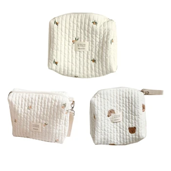 Портативная стильная сумка для подгузников с несколькими карманами, сумка для мумии медведя для ребенка, хлопковая муфта