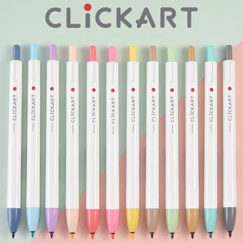 Ручка на водной основе ZEBRA Clickart Fine Point 0,6 мм, 36 разных цветов
