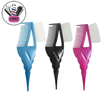 Салон для волос Профессиональная Расческа для окрашивания волос Парикмахерские Инструменты для окрашивания волос Двухсторонние Аксессуары Щетка для химической завивки