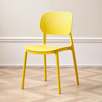 Скандинавские Современные минималистичные обеденные стулья, вспомогательные С бесплатной доставкой, Пластиковое Эргономичное кресло для отдыха, Модная мебель для дома Sedie