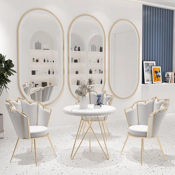 Скандинавский современный минималистичный светильник, роскошный прием, встреча гостей для обсуждения, магазин чая с молоком, офис продаж, конференц-кресло