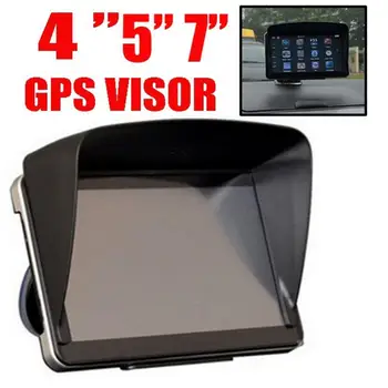Солнцезащитный козырек с экраном 5/7 дюймов, Защитный Козырек, Автомобильный GPS-навигатор, Блок для жалюзи, Аксессуары