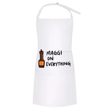 Фартук Maggi On Everything, мужские женские платья, милые кухонные принадлежности