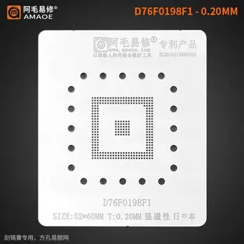 Шаблон для пайки BGA-реболлинга Трафарет для материнской платы автомобильного компьютера чипсет IC D76F0198F1