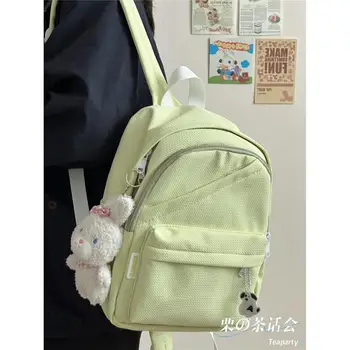 Школьный ранец Простой Повседневный Модный Студенческий Необходимый Японский внутренний отсек, Сетчатый материал для вентиляции рюкзака